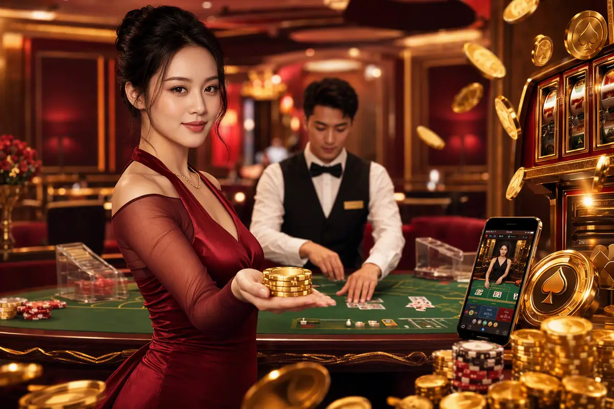 4d888 Casino suasana permainan live dealer